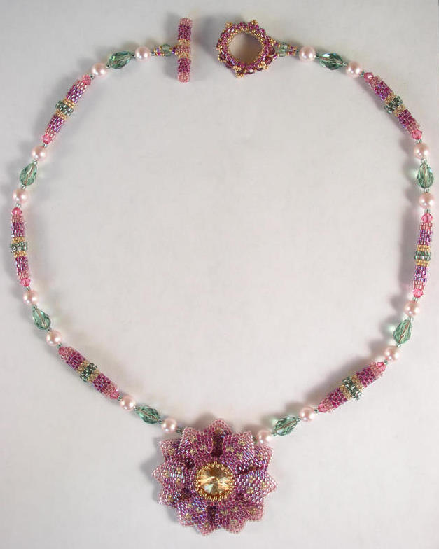 Lotus Flower Necklace Bead Kit  - 2