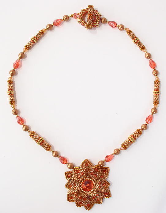 Lotus Flower Necklace Bead Kit  - 1