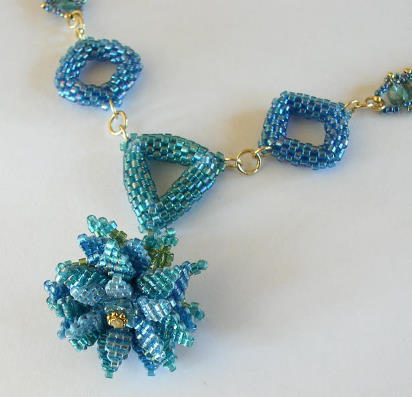 Water Lily Bead Necklace